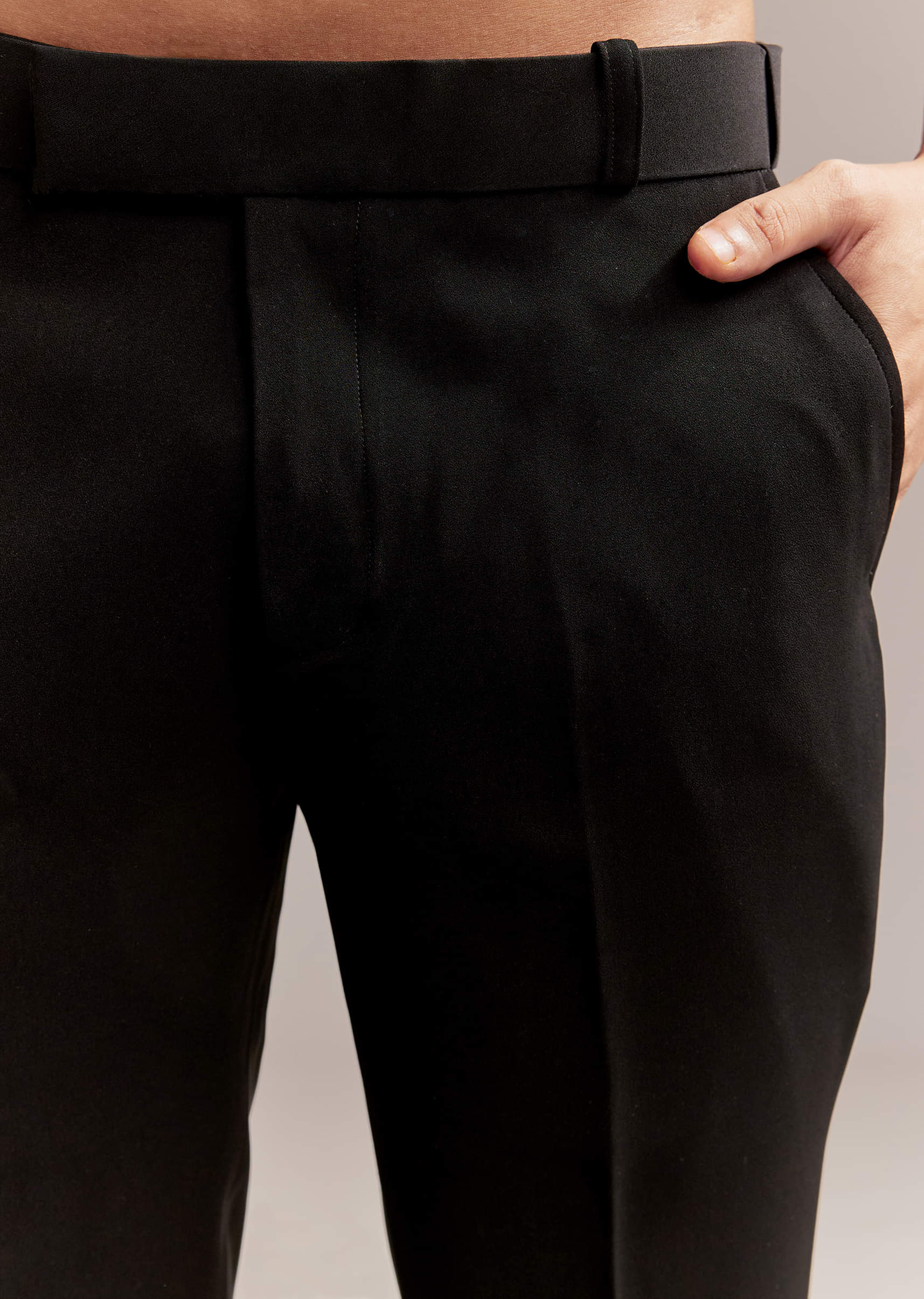 Black Indo Western Set For Men With Multicolour Embroidery - Image 8