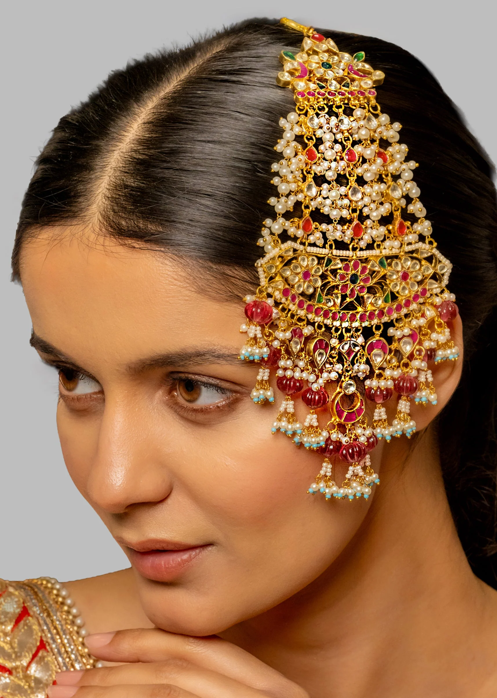 Multi Stone Kundan Passa - Image 2