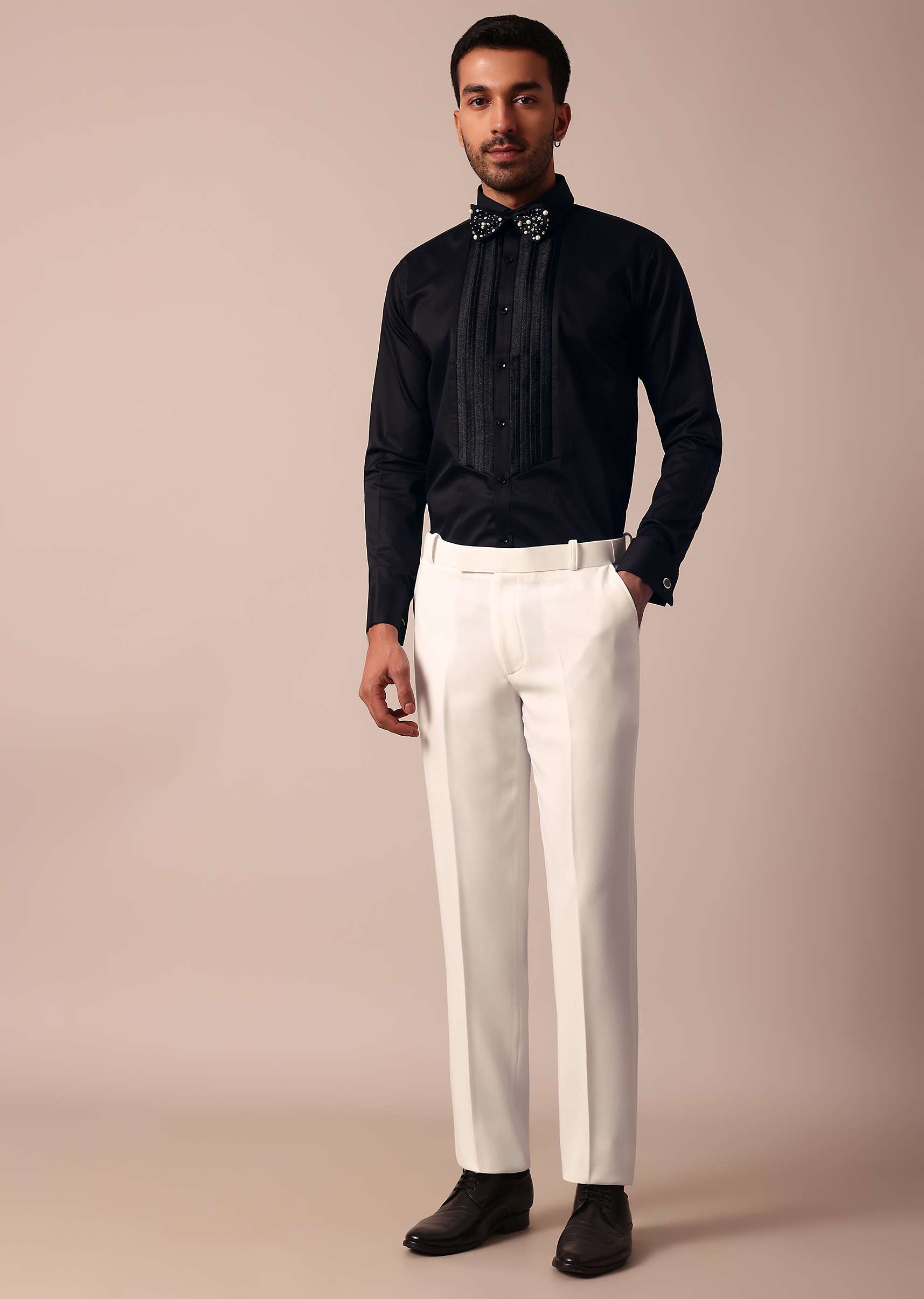 Opulent White Stylish Tuxedo For Men - Image 6