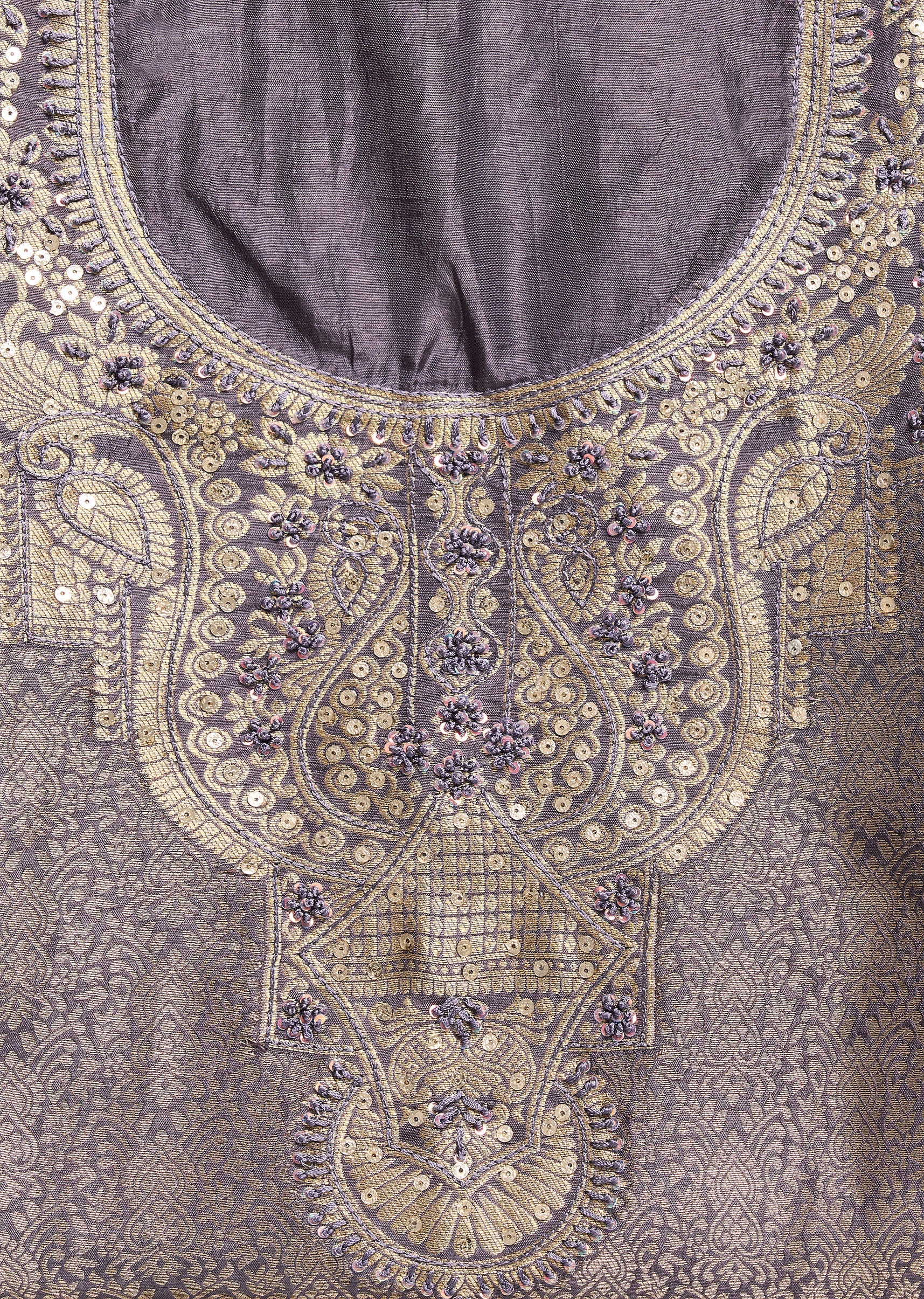Purple Jacquard Suit - Image 2