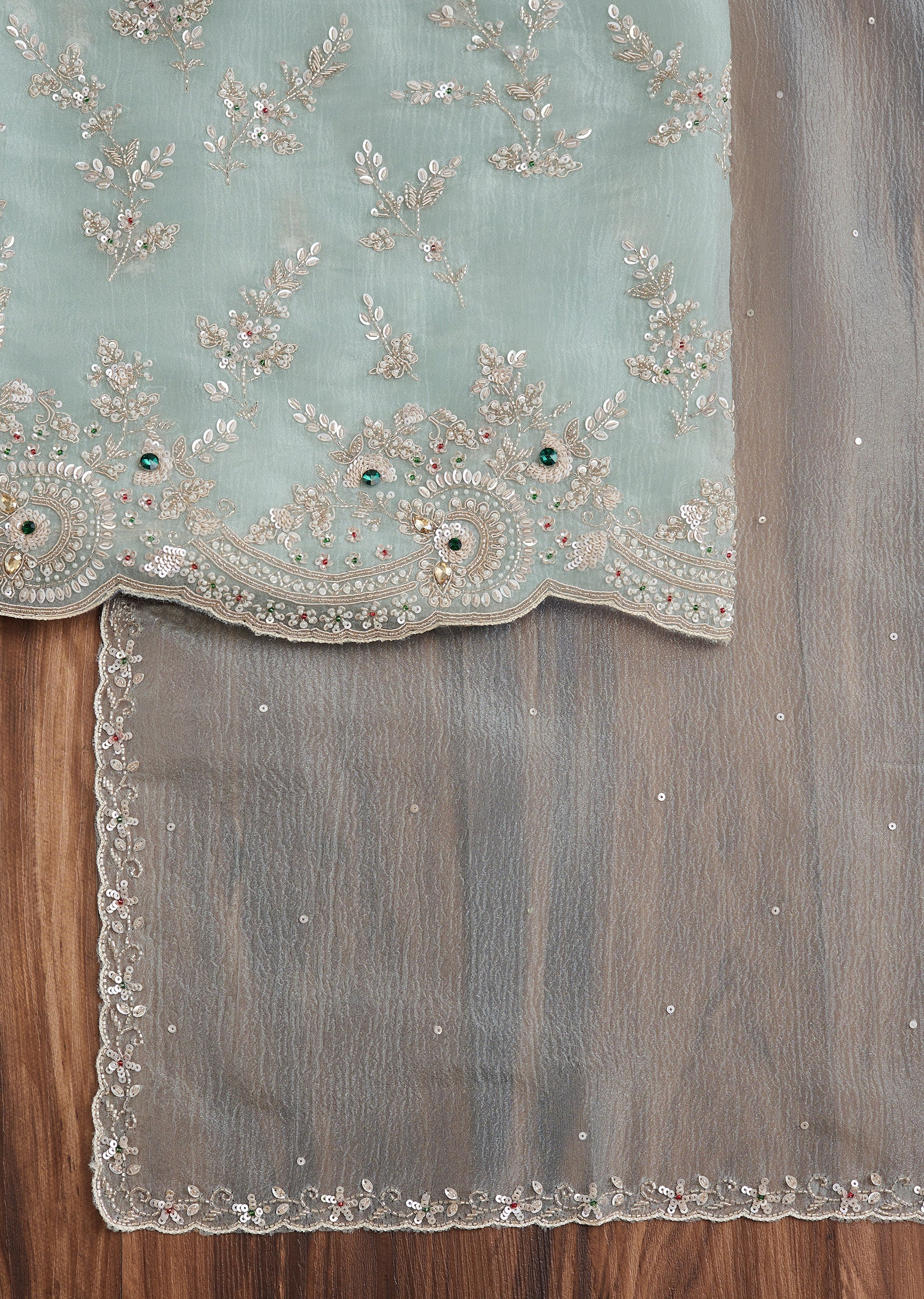 Refined Blue Tissue Suit Set - Image 3