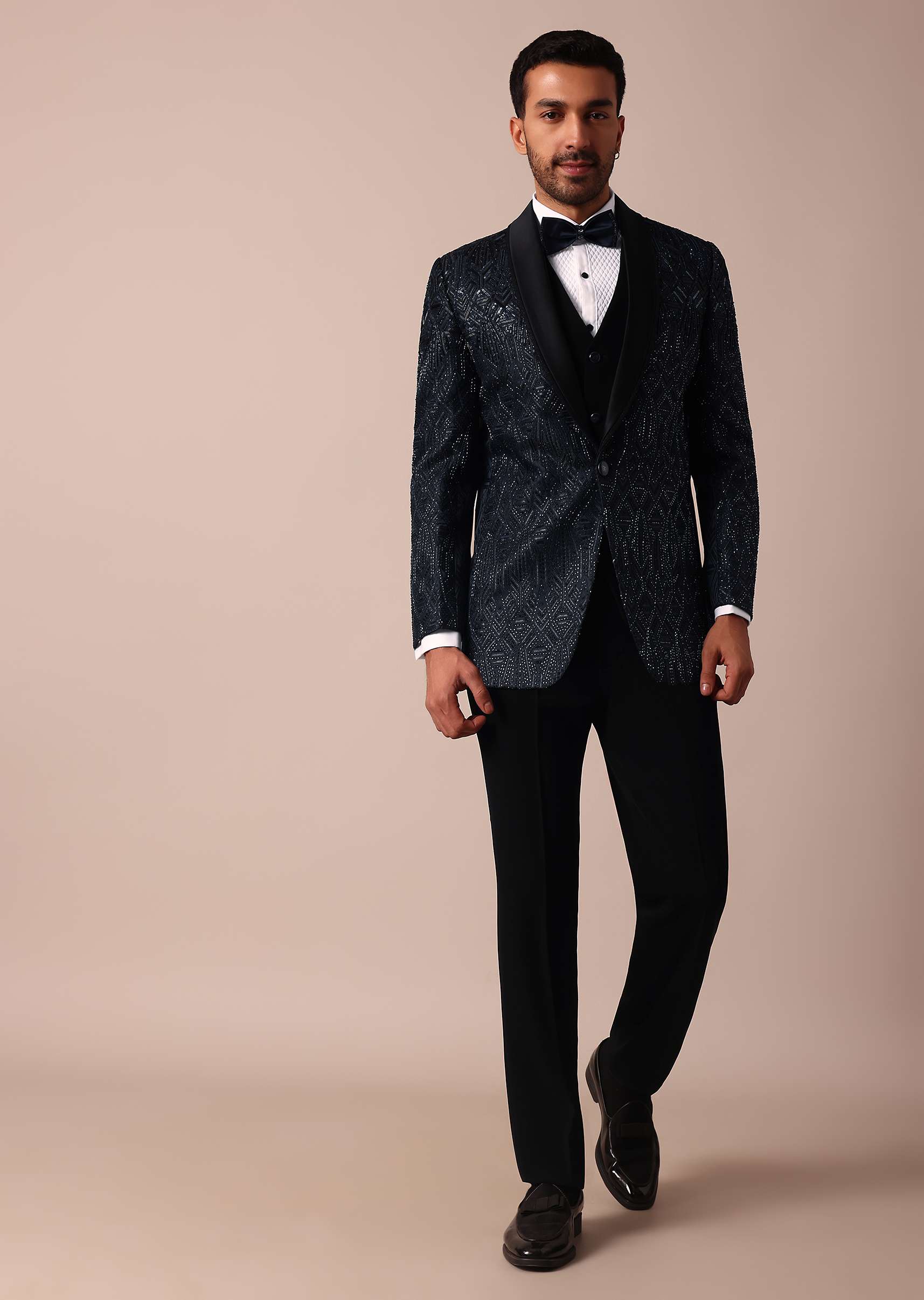 Royal Blue Tuxedo For Men - Image 3